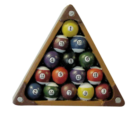 Eight Ball Deluxe Playfield Pool Balls Rack