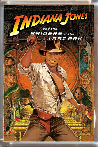 Indiana Jones Playfield Plaque - Raiders Of The Lost Ark
