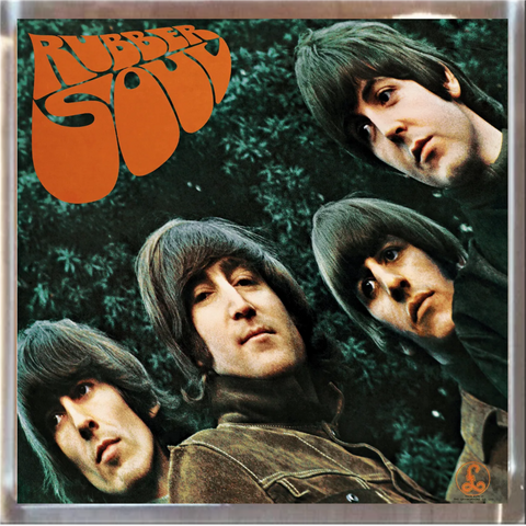 Beatles Playfield Album Plaque-Rubber Soul