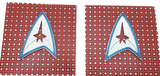 Star Trek Speaker Grills Red