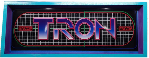 Tron Framed Arcade Marquee