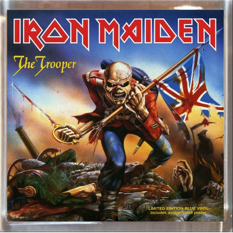 Iron Maiden Playfield Album Plaque The Trooper