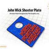 John Wick Shooter Plate: Forune Favors the Bold™