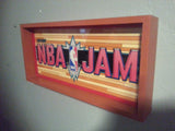 NBA Jam Framed Arcade Marquee (vintage)