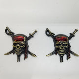 Pirates of the Caribbean Sling Shot Emblems (Set of 2)