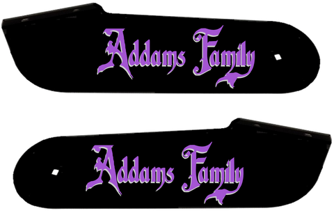 Addams Family Hinge Decals "Two Tone"