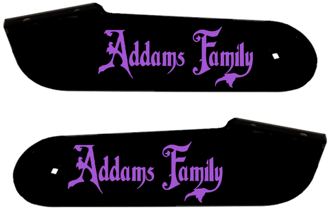 Addams Family Hinge Decals "Lavender"