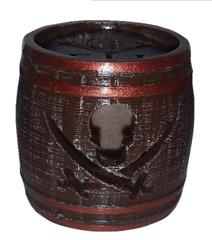 Pirates of the Caribbean Flasher Dome Cover "Barrel"