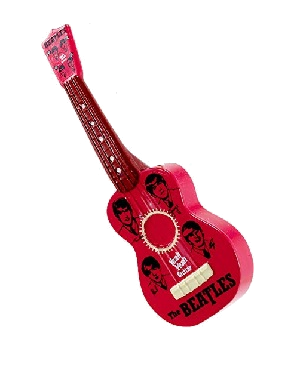 Beatles playfield Guitar Red