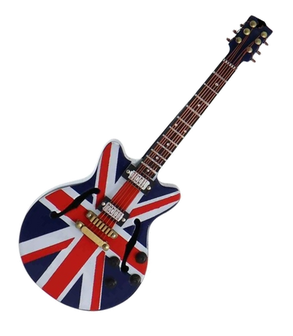 Tommy Playfield Guitar Union Jack
