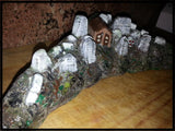 Dracula Custom Painted Village Plastics (Village, Cemetery, Castle)