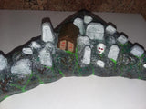 Dracula Custom Painted Village Plastics (Village, Cemetery, Castle)