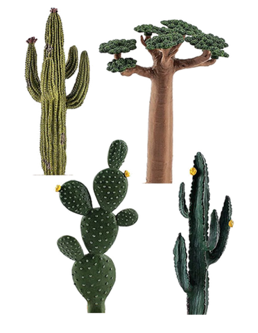 Cactus Canyon Playfield Cacti Set of 4