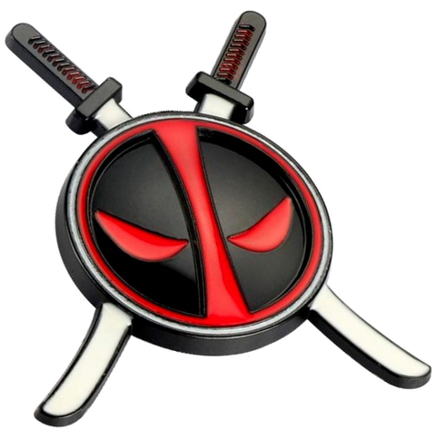 Deadpool Playfield Emblem  with Blades