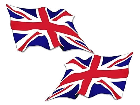 Austin Powers Hinge Decals "Flag" (Set of Two)