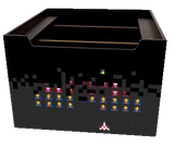 Arcade 1up Galaga Riser Pixel Graphics