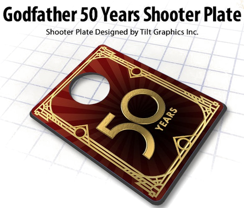 The Godfather Shooter Plate 50th