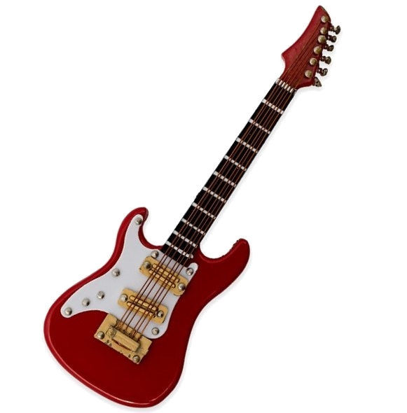 Foo Fighters Playfield Guitar Red Modfather Pinball Mods