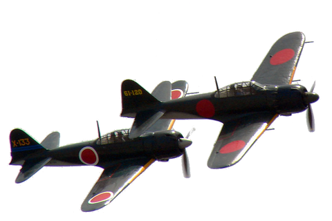 Iron Maiden Playfield Warplane Japanese Zero With LED's