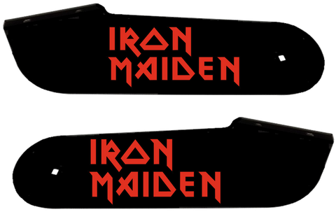 Iron Maiden Hinge Decals Red