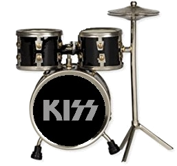 KISS Playfield Drum Set Black