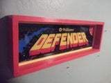 Defender Framed Arcade Marquee