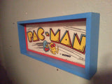 Pac-Man Framed Arcade Marquee (vintage)