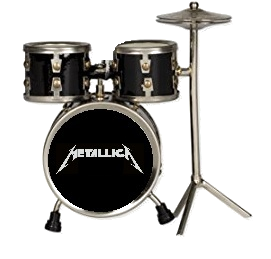 Metallica Playfield Drum Set Black