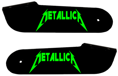 Metallica Hinge Decals "Green"