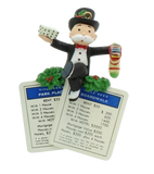 Monopoly Playfield Character Mr. Monopoly with Cards