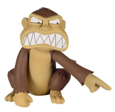 Family Guy Playfield Character Evil Monkey