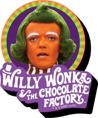 Willy Wonka Coin Door Plaque