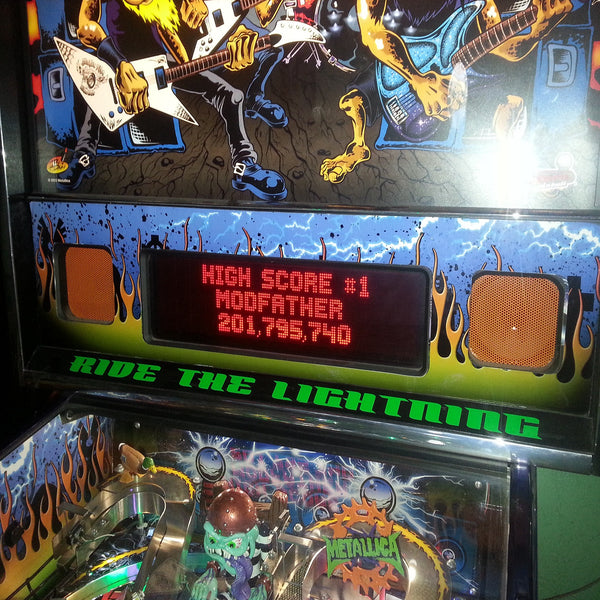 Metallica Speaker Panel Decal Modfather Pinball Mods