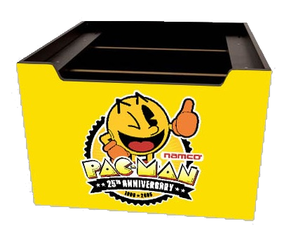Arcade 1up Pacman Riser Graphics 25th Anniversary