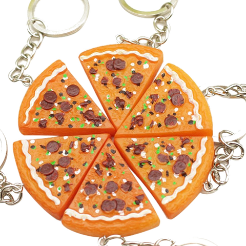 Teenage Mutant Ninja Turtles Keychain "Pizza Slice"