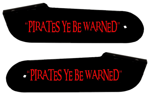 Pirates of the Carribean Hinge Decals