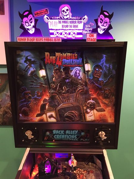 Pinball Mods Robby ROB ZOMBIE PINBALL TOPPER – Modfather Pinball Mods