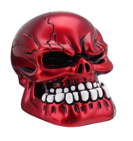 Skull Shooter Rod Metallic Red