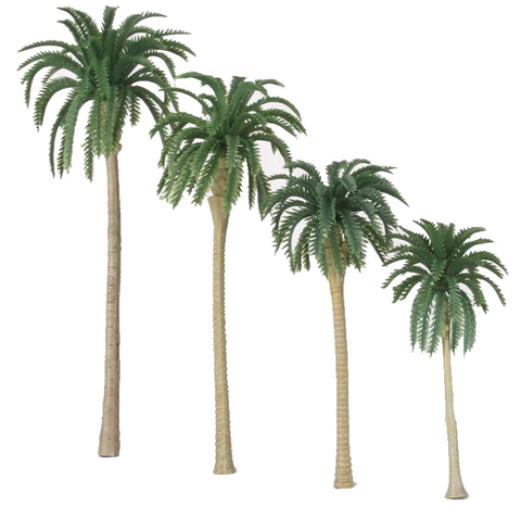 Gilligan's Island Playfield "Coconut" Palm Trees (set of 4)