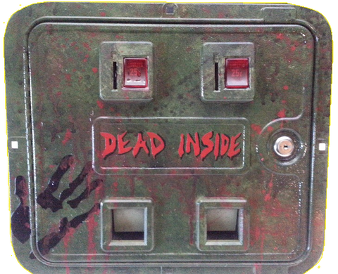 The Walking Dead Premium Custom Painted Coin Door