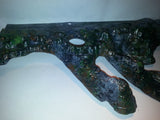 White Water Custom Painted Mountains Green